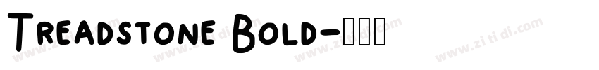 Treadstone Bold字体转换
